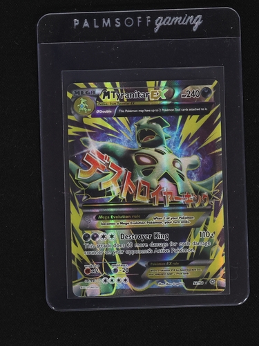 2014 Pokémon XY Ancient Origins #92 M Tyranitar EX — front