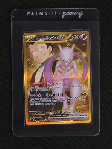 2025 Pokémon Team Rocket's Mewtwo EX #240 — front