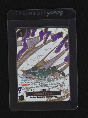 One Piece TCG OP14-096 Ground Death (Alternate Art) The Azure Sea's Seven — front