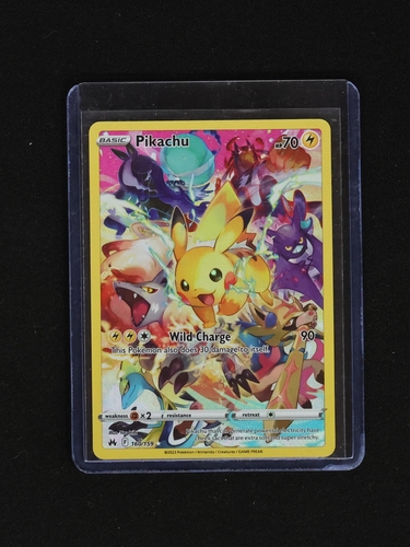 2023 Pokémon Sword & Shield Crown Zenith #160/159 Pikachu — front