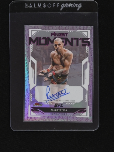 2024 Topps Finest UFC #12 Alex Pereira — front