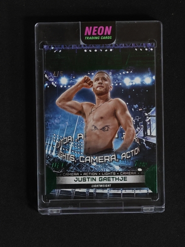 2024 Topps UFC Knockout #LTS-18 Justin Gaethje Lights — front