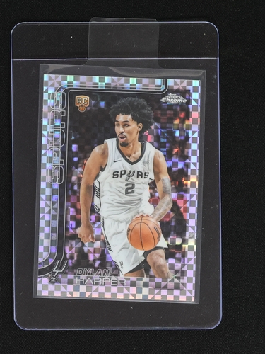 2025-26 Topps Chrome #252 Dylan Harper — front