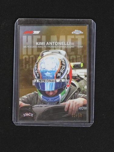 2025 Topps Chrome Formula 1 Helmet Collection #HC-1 Kimi Antonelli — front