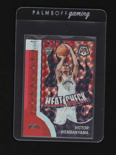 2023-24 Panini Mosaic #3 Victor Wembanyama Heat Check — front