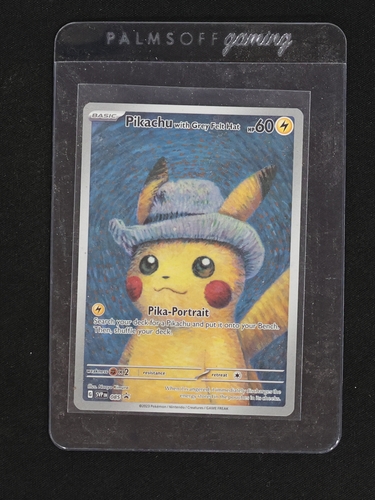 2023 Pokémon SV Promo #085 Pikachu with Grey Felt Hat — front