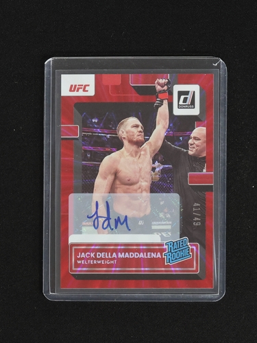 2023 Donruss UFC #208 Jack Della Maddalena Rated Rookie Signatures Auto — front