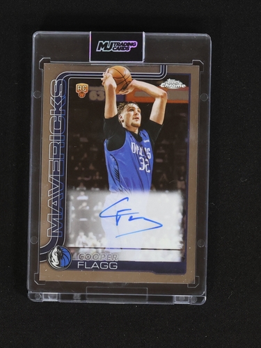 2025-26 Topps Chrome #TCAR-CF Cooper Flagg Rookie Autograph — front