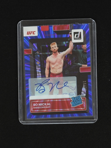 2023 Panini Donruss UFC #203 Bo Nickal Rated Rookie Auto — front