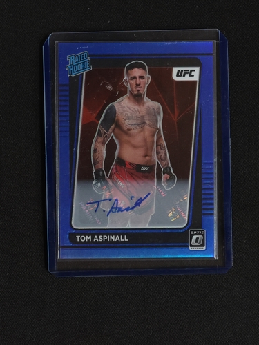 2022 Panini Donruss Optic UFC #120 Tom Aspinall Rated Rookie Auto — front