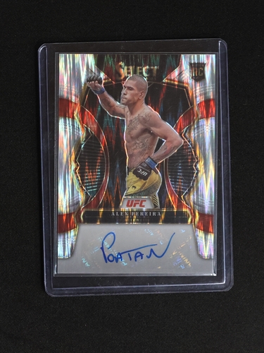 2023 Panini Select UFC Alex Pereira Poatan Rookie Signatures — front