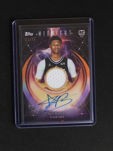 2025 Topps Midnight #03 Ace Bailey — front