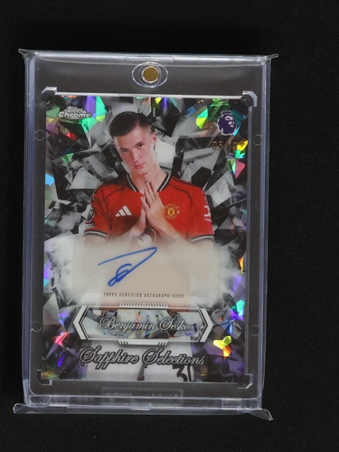 2025 Topps Chrome Sapphire Selections #SSA-BS Benjamin Sesko — front