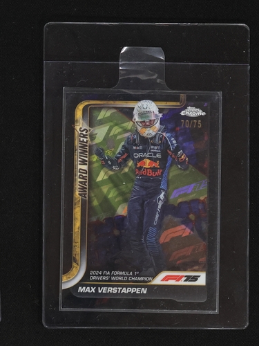 2025 Topps Chrome F1 #70 Max Verstappen Award Winners — front