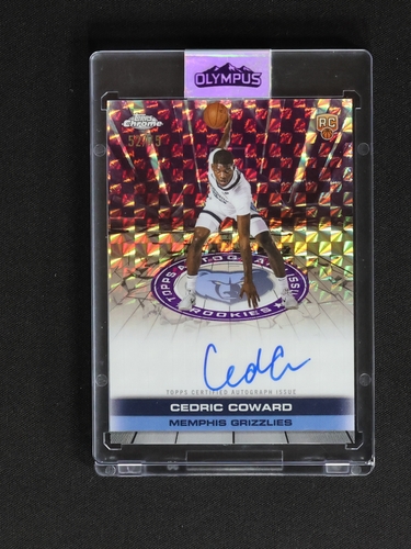 2025-26 Topps Chrome Autograph Issue Rookies #TAUR2-CC Cedric Coward — front