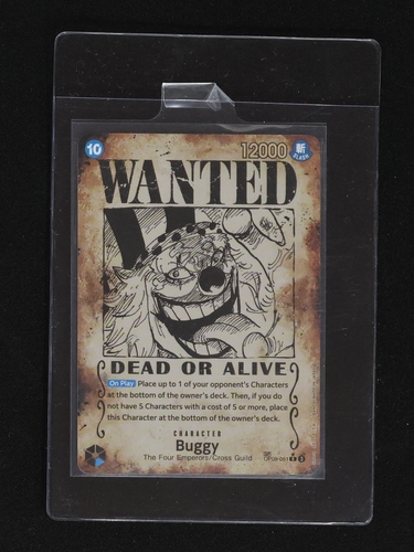 One Piece Card Game OP09-051 Buggy Wanted Poster — front