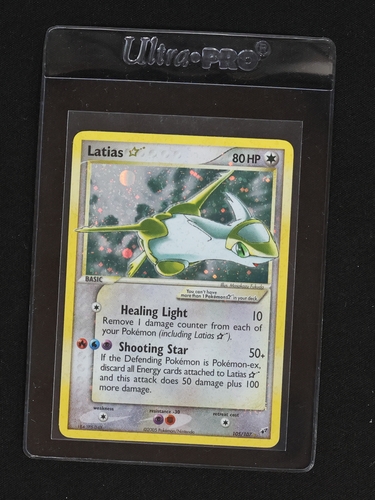 2005 Pokemon EX Deoxys #105 Latias Gold Star — front