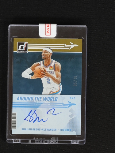 2024-25 Panini Donruss Around The World #ATW-SGA Shai Gilgeous-Alexander — front
