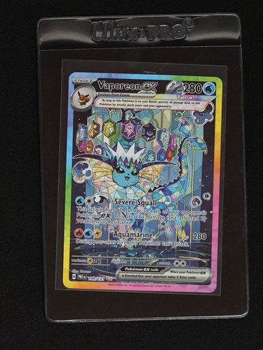 2025 Pokémon TCG Prismatic Evolutions #149 Vaporeon ex — front