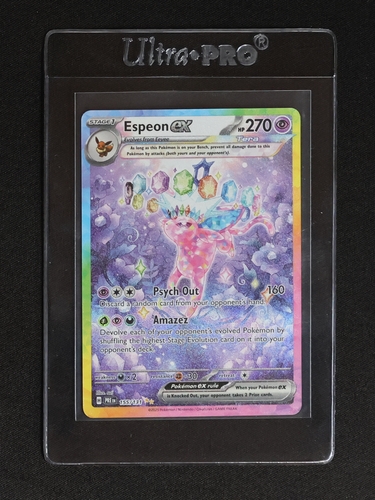 2025 Pokémon Prismatic Evolutions #034 Espeon ex — front