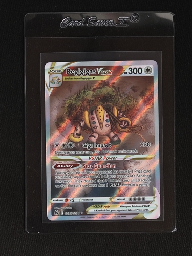 2023 Pokémon Crown Zenith GG55 Regigigas VSTAR — front