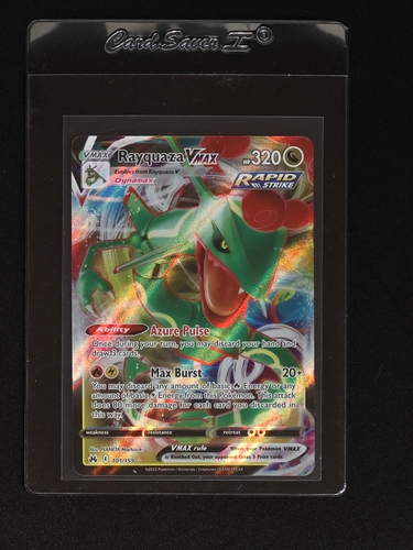2023 Pokémon Crown Zenith #101 Rayquaza VMAX — front