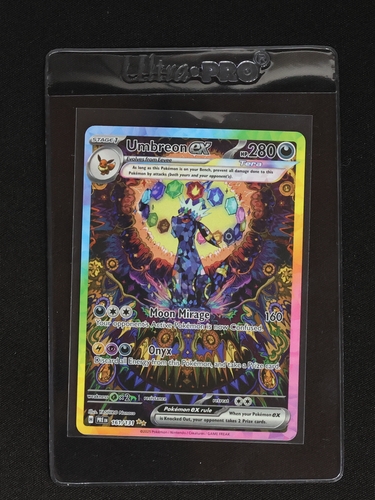 Pokémon TCG Prismatic Evolutions #161/131 Umbreon EX Special Illustration Rare — front