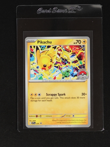 2025 Pokemon TCG #225 Pikachu World Championships Promo — front