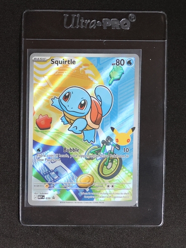2026 Pokémon #039 Squirtle First Partner Illustration Promo — front