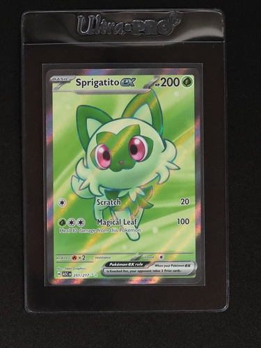 2024 Pokémon #251 Sprigatito ex — front