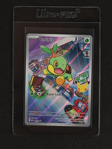 2026 Pokémon #040 Turtwig First Partner Illustration Promo — front