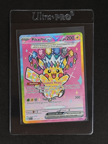 2026 Pokémon Ascended Heroes #277 Pikachu ex — front