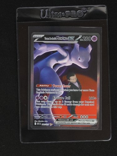 2023 Pokémon Team Rocket's Mewtwo ex 281/217 Ascended Heroes — front