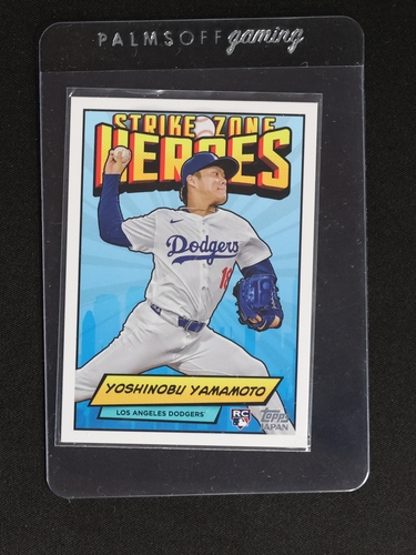 2024 Topps Japan Edition #SZH-6 Yoshinobu Yamamoto Strike Zone Heroes Dodgers Rookie — front