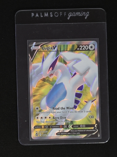 2022 Pokémon TCG Silver Tempest #185 Lugia V — front