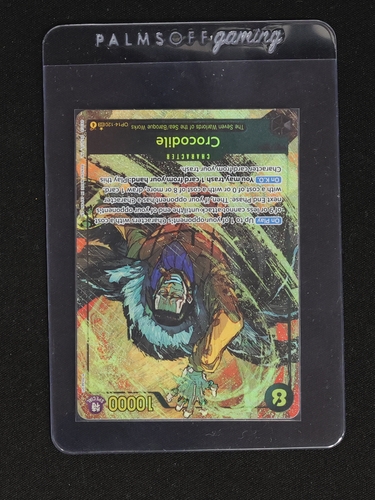 One Piece Card Game 2026 OP14-120 Crocodile Alternate Art The Azure Sea's Seven — front