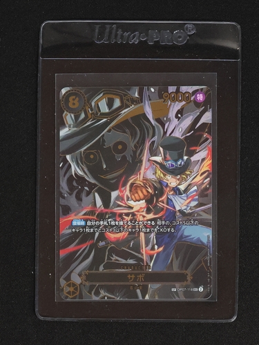 2025 ONE PIECE Card Game OP07-118 Sabo SP SEC Carrying on His Will — front
