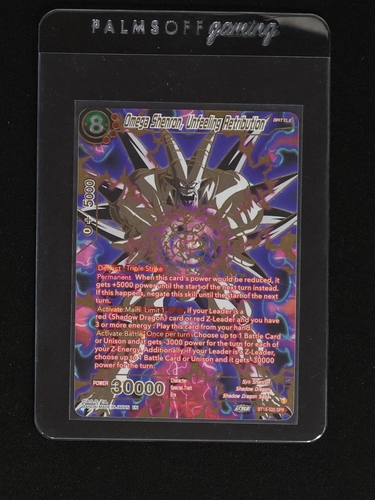 2022 Dragon Ball Super BT18-020 SPR Omega Shenron, Unfeeling Retribution — front