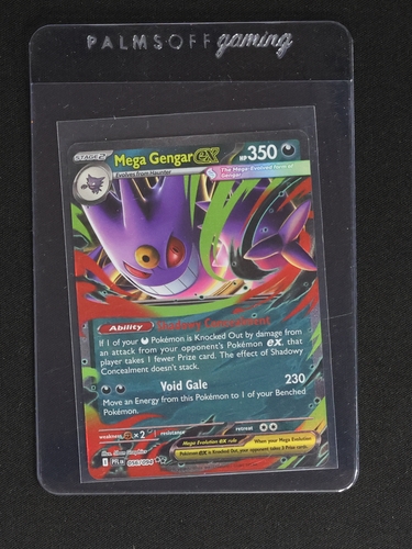 2025 Pokémon ME02: Phantasmal Flames #056 Mega Gengar EX — front