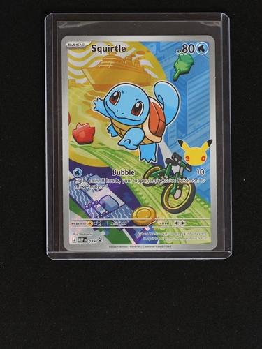 2026 Pokémon #039 Squirtle First Partner Illustration Promo — front