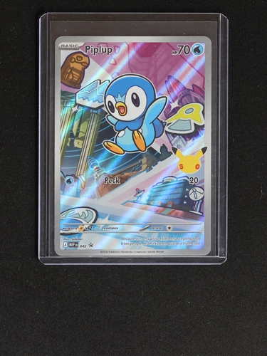 2026 Pokémon TCG Piplup MEP 042 First Partner Illustration Mega Evolution Promo — front