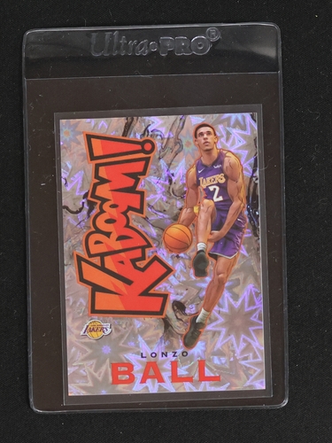 2018-19 Panini Crown Royale Kaboom! #18 Lonzo Ball — front