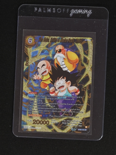 2025 Dragon Ball Super Card Game BT30-144 Son Goku, Krillin, & Master Roshi, Trinity CR — front