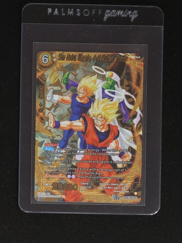 Dragon Ball Super Card Game BT30-148 Son Goku, Vegeta, & Paikuhan, Trinity CR — front