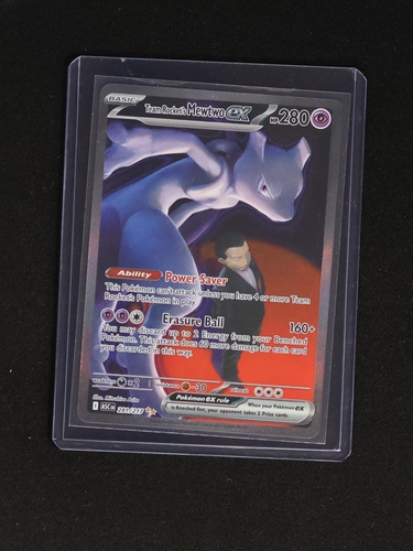 Pokémon Team Rocket's Mewtwo ex 281/217 Ascended Heroes — front