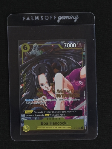 One Piece Card Game 2023 P-115 Boa Hancock Release Event Winner — front