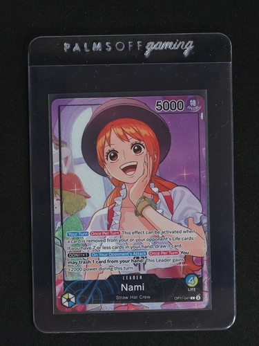 One Piece Card Game OP11-041 Nami Leader Whole Cake Island — front