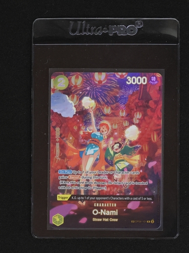 2024 One Piece Card Game OP06-101 O-Nami SP 500 Years in the Future — front