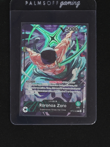 One Piece Card Game OP12-020 Roronoa Zoro — front