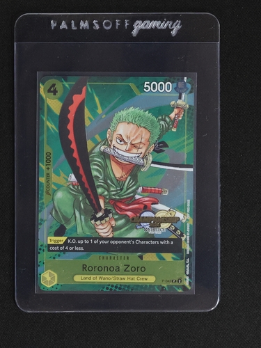 2024 One Piece Card Game P-042 Roronoa Zoro — front